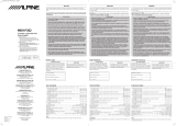 Alpine MRV-F352 Owner's manual
