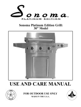 Sonoma 30” User guide