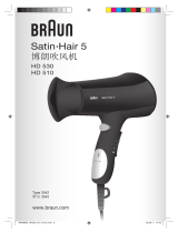 Braun HD530,  HD510,  Satin Hair 5 User manual