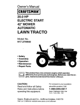 Craftsman 23.0 HP 917.275031 User manual