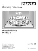 Miele Microwave Oven M 8260-2 User manual