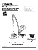 Hoover WINDTUNNEL CANISTER CLEANER User manual