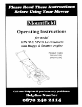 Mountfield HP470 Operating instructions