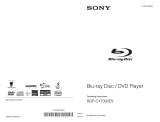 Sony BDP-CX7000ES User manual