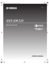 Yamaha YST-SW225 Owner's manual