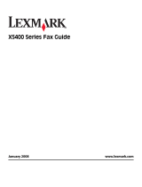 Lexmark 5495 - X Color Inkjet Fax Manual