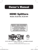 Tripp Lite B118-002 Owner's manual