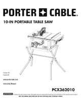 Porter-Cable PCX362010 User manual