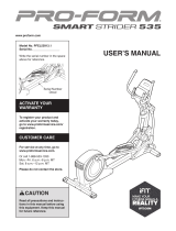 NordicTrack E 5.9 Elliptical User manual