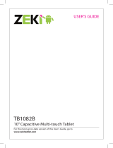 Zeki TB1082B User manual