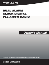 Craig CR45329B Owner's manual