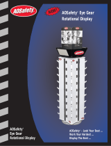AOSafety Eye Gear Rotational Display A1655 User manual
