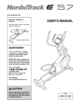 Pro-Form E 5.7 User manual