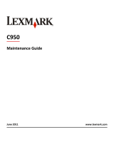 Lexmark C950 Series Maintenance Manual