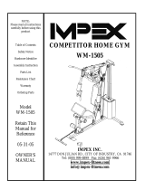 Impex COMPETITOR WM-1505 User manual