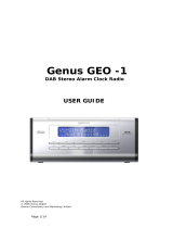 GENUS GEO -1 User manual
