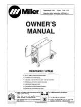 Miller Millermatic Vintage Owner's manual