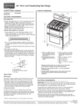 KitchenAid GGG390LXS Product Dimensions
