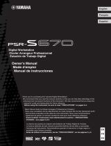Yamaha PSR-S670 Owner's manual