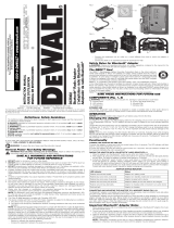 DeWalt DCR002 User manual