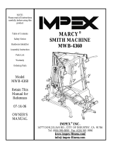 Marcy Marcy MWB-4360 User manual