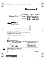 Panasonic DMRPWT520EB Owner's manual