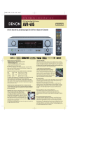 Denon AVR-485S Quick start guide