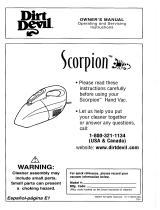 Dirt Devil Scorpion Hand Vac # 0881 Owner's manual