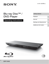 Sony BDP-S495 Operating instructions