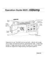 RiteTemp 6025 Operating instructions