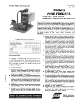 ESAB Digimig Wire Feeders Troubleshooting instruction