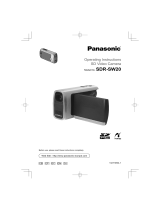 Panasonic SDRSW20 Operating instructions