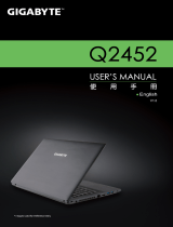 Gigabyte Q2452M User manual