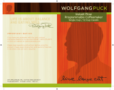 Wolfgang Puck BIFCM010 User manual