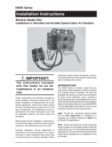 Frigidaire H6HK, 30 Kw 240V,1-Phase Electric Heater Kit Installation guide