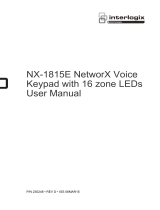 Interlogix NetworX NX-1815E Keypad User manual