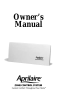 Aprilaire 6203 Owner's manual