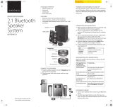 Insignia NS-PSB4721 Quick setup guide