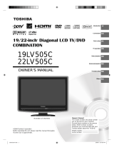 Toshiba 19LV505C User manual