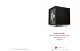 Aperion Audio Bravus II Series Owner's manual