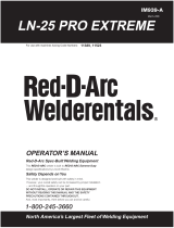 Lincoln Electric Red-D-Arc LN-25 Pro Extreme Operating instructions