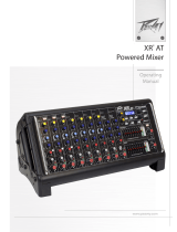 Peavey XR -AT Powered Mixer Owner's manual