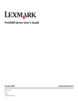 Lexmark Pro5500t User manual