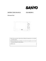 Sanyo EM-S105AW User manual