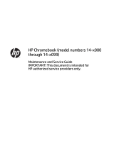 HP Chromebook - 14-x010ns User guide