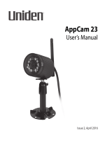 Uniden APPCAM23 Owner's manual
