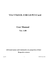 VIA Technologies VT6212L User manual