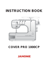 JANOME Cover Pro 1000CP Owner's manual
