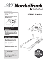 NordicTrack C 950 Pro Treadmill User manual