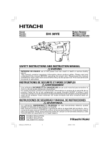 Hitachi DH 38YE User manual